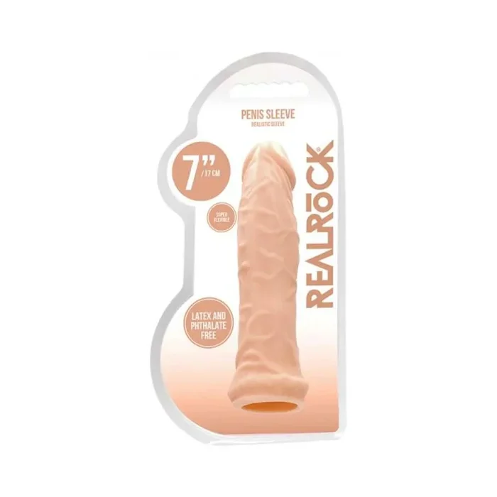 Real Rock Penis Extender – 7″ – 17 Cm – Vanilla