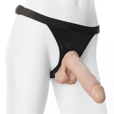 Realistic Cock + Ultra Harness 20 cm