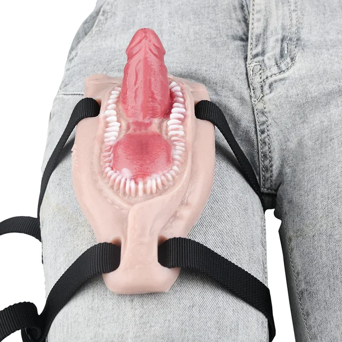 Realistic Dildo Sex Grinder – Strapless Harness Sex Toys for Women Lesbian Pleasure