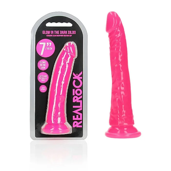 REALROCK 18 cm Slim Glow in the Dark Neon –