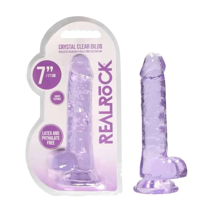 REALROCK 7” Realistic Dildo With Balls