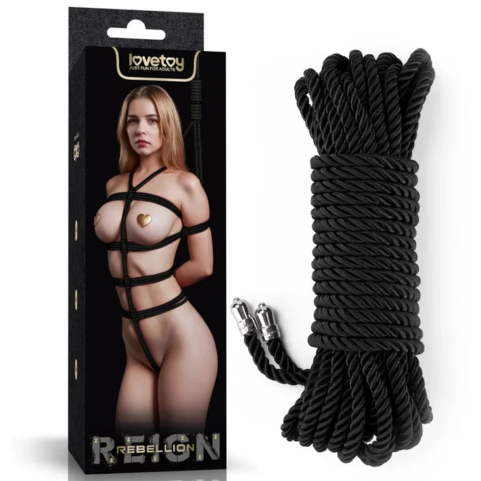 Rebellion Reign Silky Bondage Rope – – Bondage Rope – 10 metre length