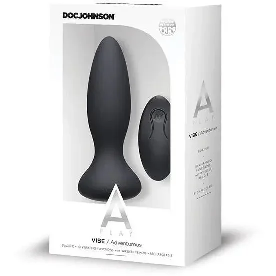 Rechargeable Silicone Adventurous Anal Plug – Vibrating Butt Plug