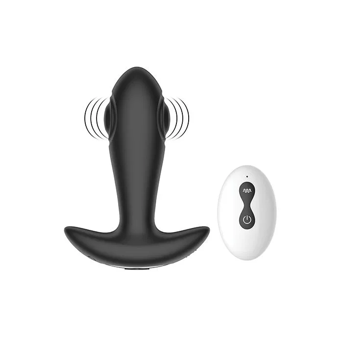 Reggie Tapping Remote Vibrating Anal Plug