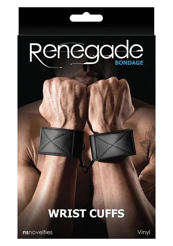 Renegade Bondage – Ankle Cuffs – Black Leg Restraints