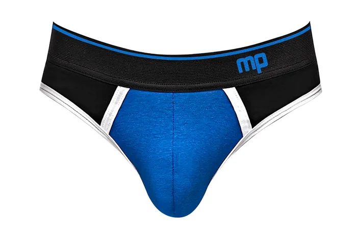 Retro Sport Panel Jock – L/ XL – Black/ Blue
