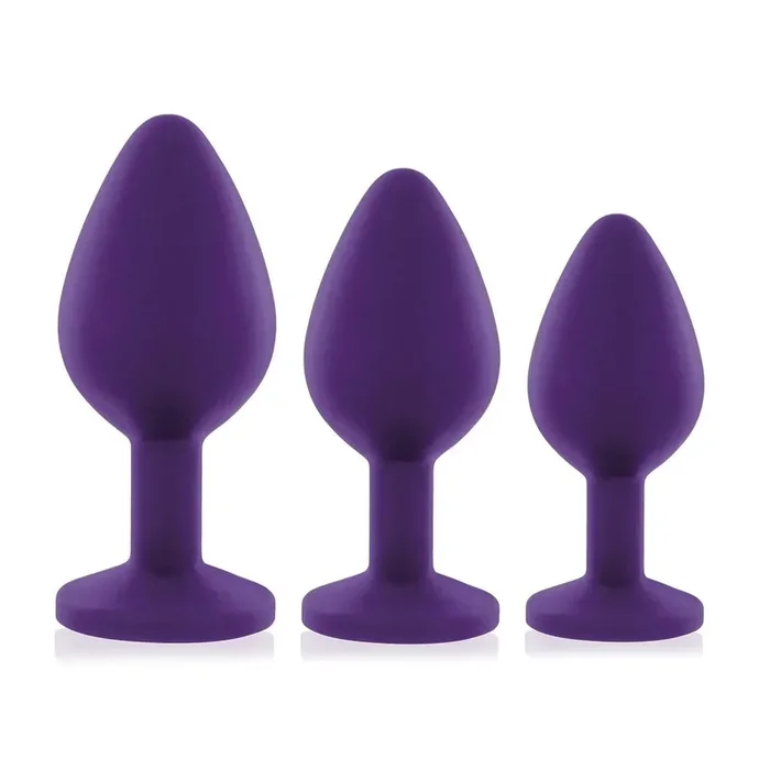 Rianne S 3-Piece Booty Plug Set – Gemstone Silicone Training Kit