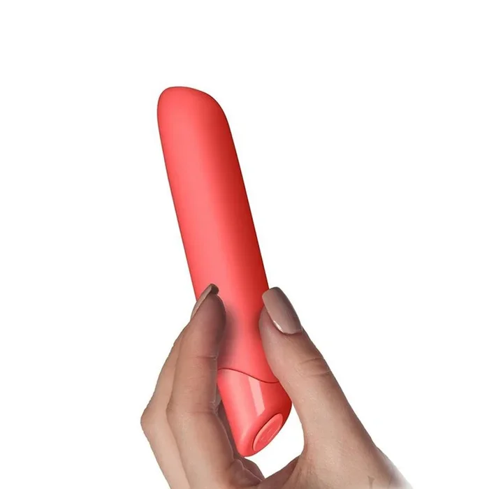 Rocks Off SugarBoo Rechargeable Silicone Bullet Vibrator – Cool Coral