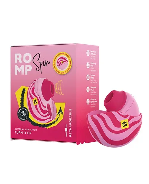 ROMP SPIN Travel Rechargeable Clitoral Stimulator – Pink