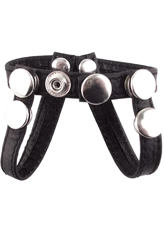 Rouge Arab Strap Leather Adjustable Cock and Balls Strap