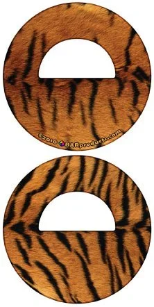 Round Bottle Opener – Tiger Pattern