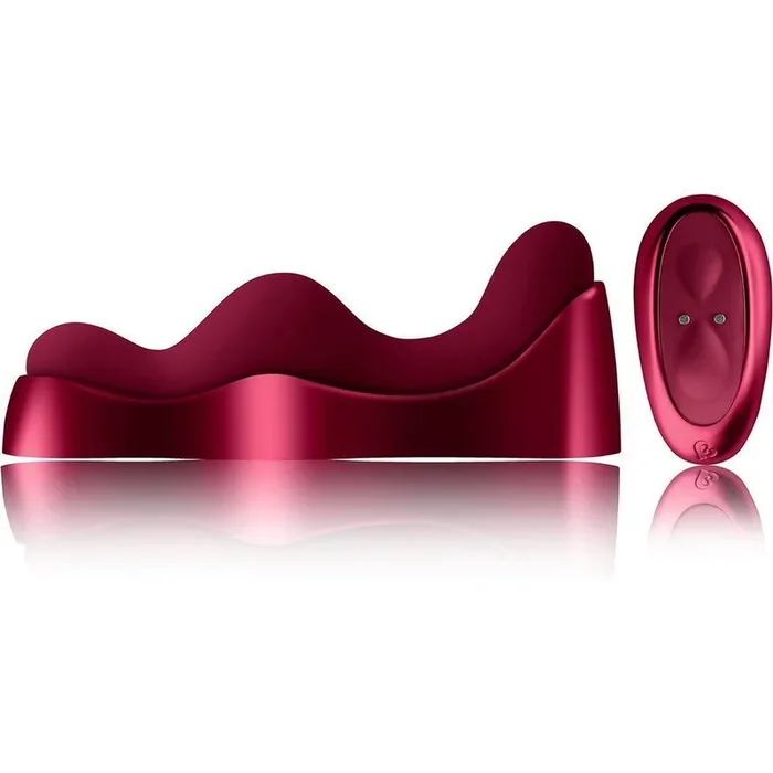 Ruby Glow Blush Dual Stimulating Pleasure Wand & Saddle Vibrator – Luxurious Pink