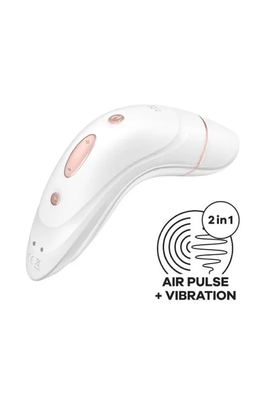 Satisfyer – Pro 1 + Vibration Air Pulse Clitoral Stimulator – White