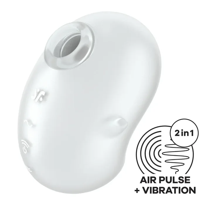 Satisfyer Cutie Air Pulse Stimulator Ghost White