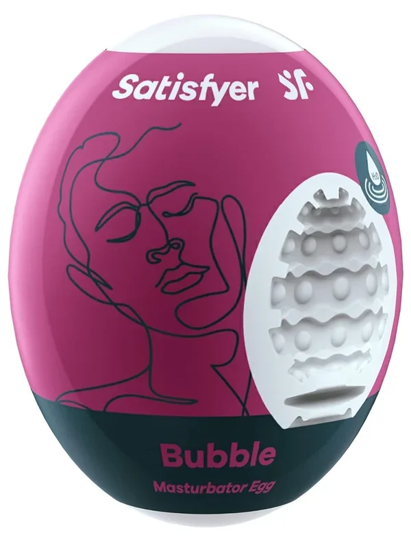 Satisfyer Egg Masturbator Bubble Texture