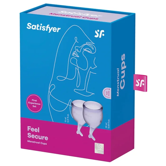 Satisfyer Feel Secure Menstrual Cups – Lilla