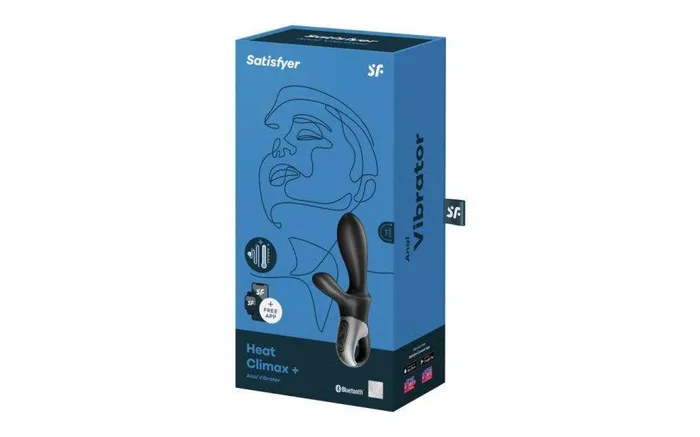 Satisfyer Heat Climax Plus Connect App Warming Anal Vibrator