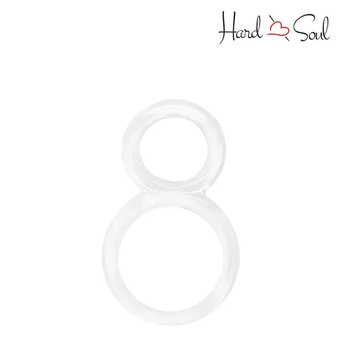 Screaming O Ofinity Double Cock Ring Clear