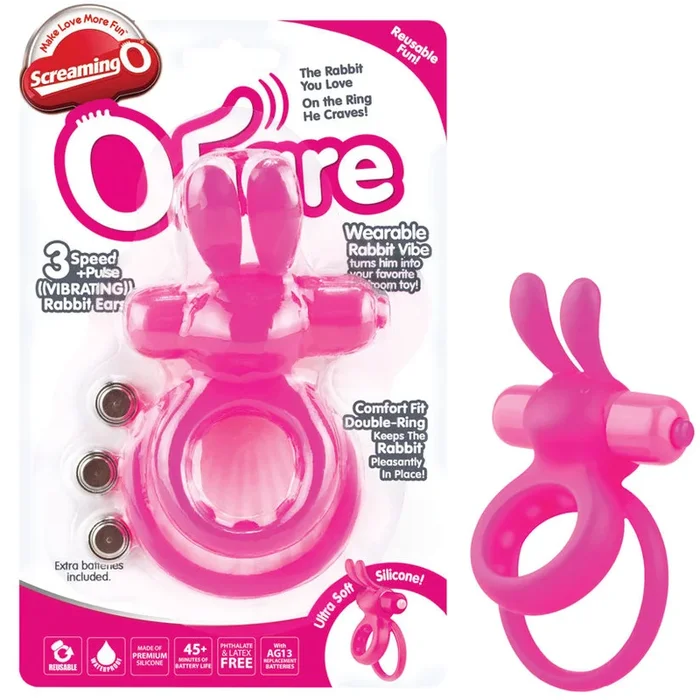 Screaming O Ohare Vibrating Ring – Pink