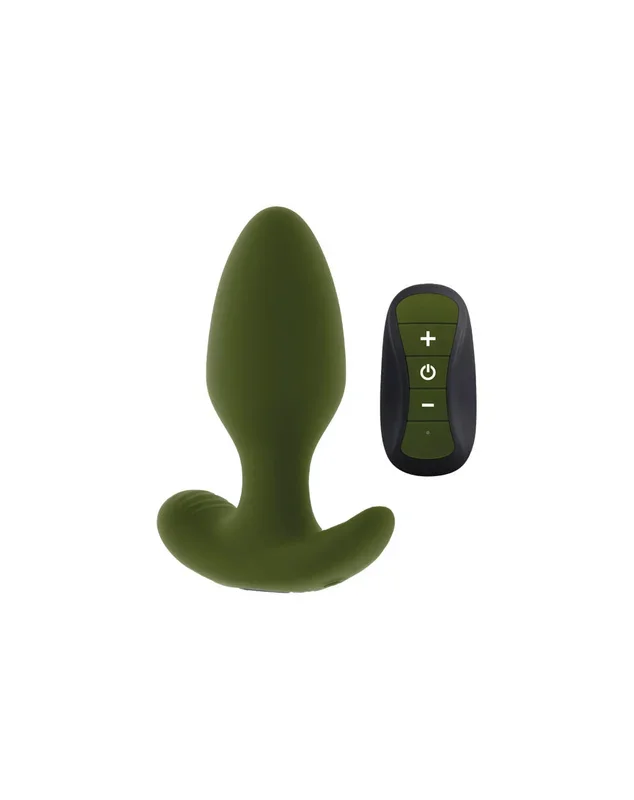 Selopa – The Colonel Remote Controlled Butt Plug – Green