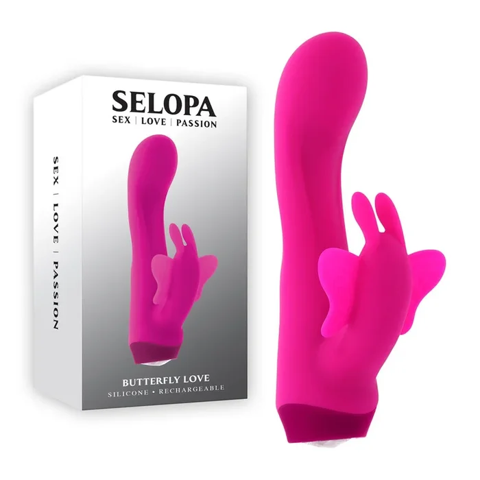 Selopa BUTTERFLY LOVE – 13.8 cm USB Rechargeable Butterfly Vibrator