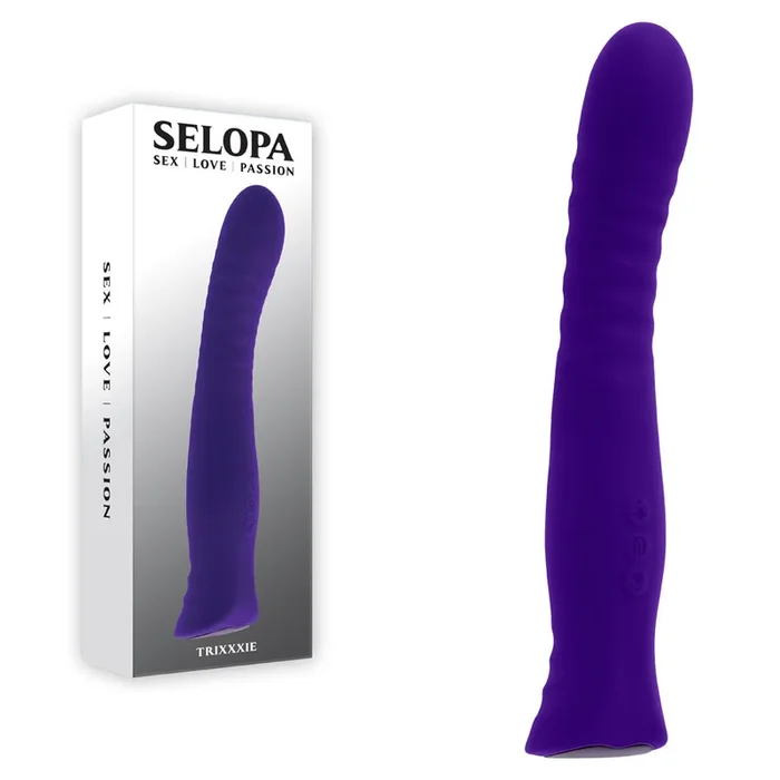 Selopa TRIXXXIE Flexible Shaft Vibrator – Purple