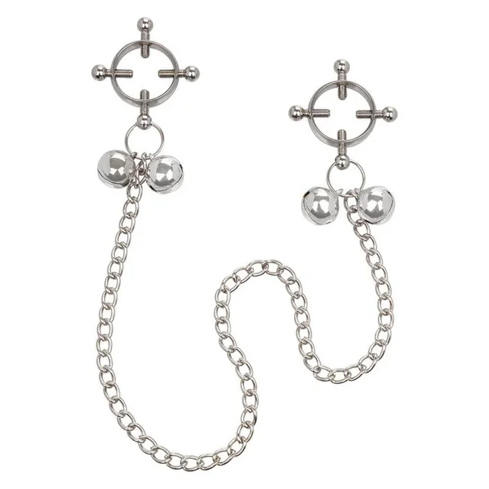 SensationSqueeze™ Adjustable Nipple Press with Enchanting Bells for Luxurious Pleasure