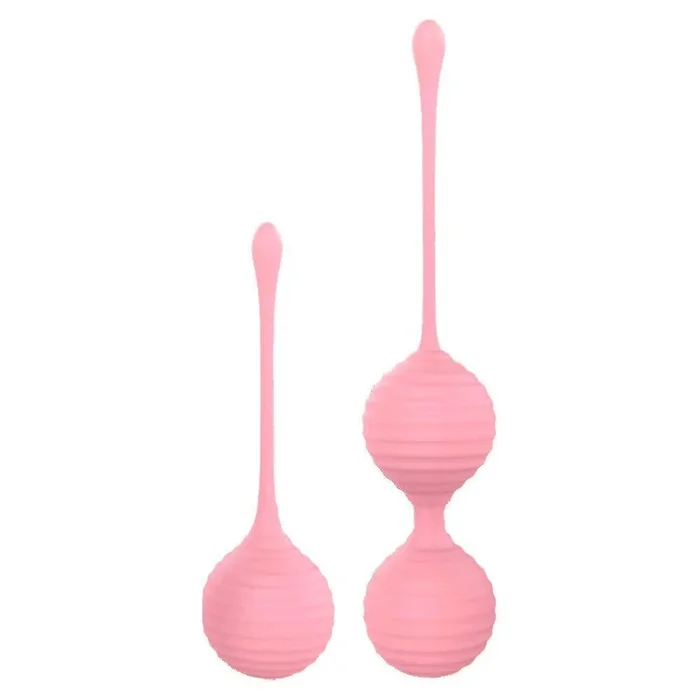 Sensual Pleasure™ KG88 Kegel Balls Set – Light Pink, Hypoallergenic Silicone, Ergonomic Design