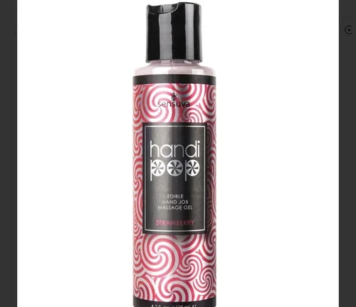 Sensuva Handi-Pop Massage Gel – Strawberry