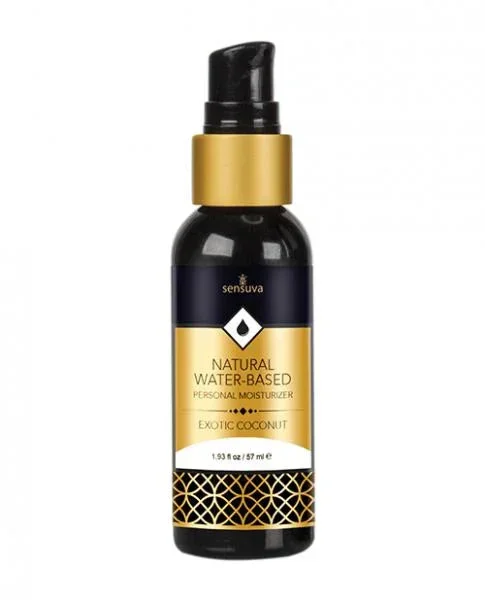 Sensuva Natural Water Based Personal Moisturizer – 1.93 Oz Exotic Coconut