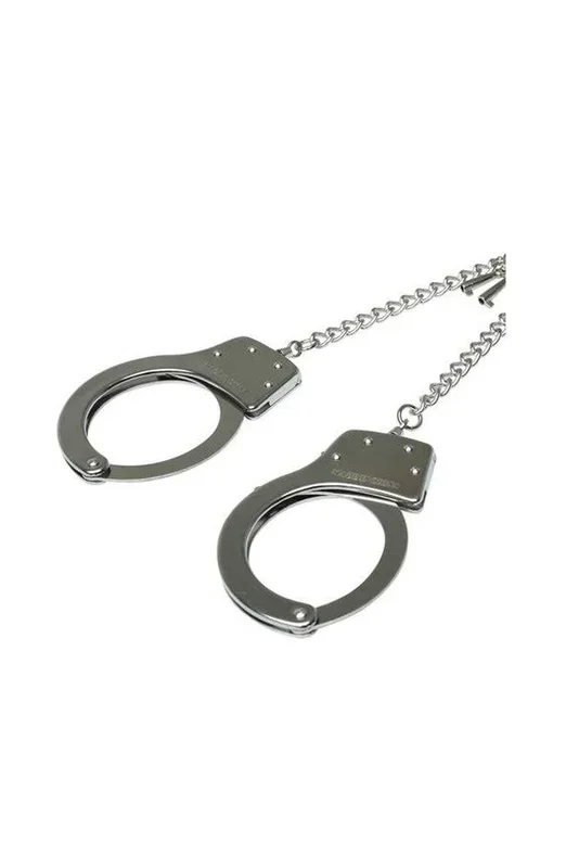 Sex & Mischief – Ring Metal Handcuffs – Silver