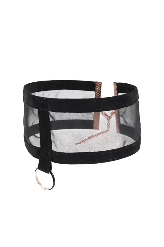Sex & Mischief – Sheer Day Collar – Black