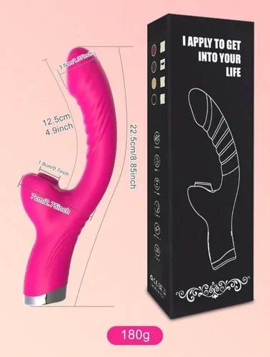 Sex Vibration Toys Shared By Couples, Tongue Vibration 3-In-1 Semen Locking Ri