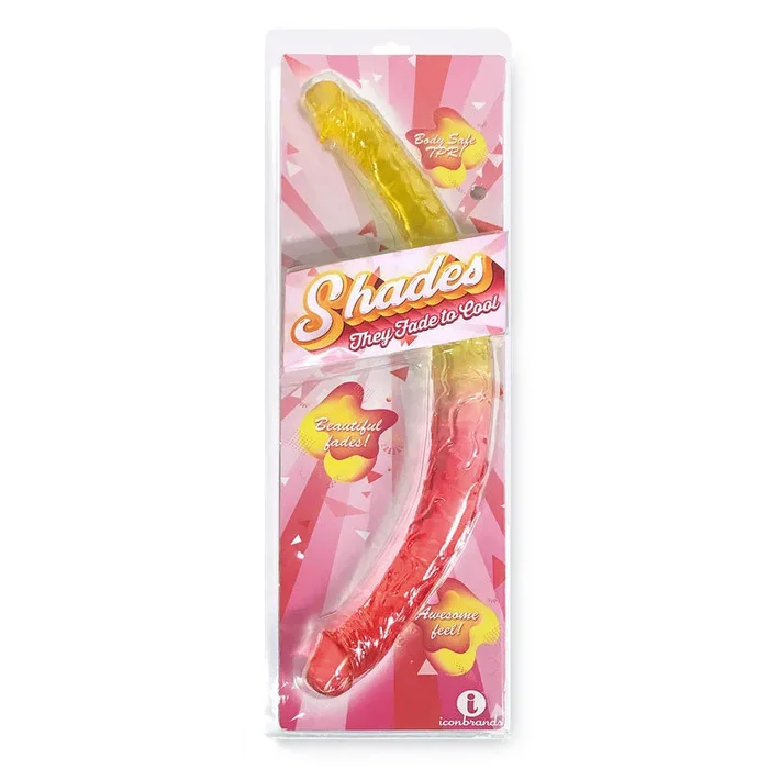 Shades 17” Jelly TPR Double Dong