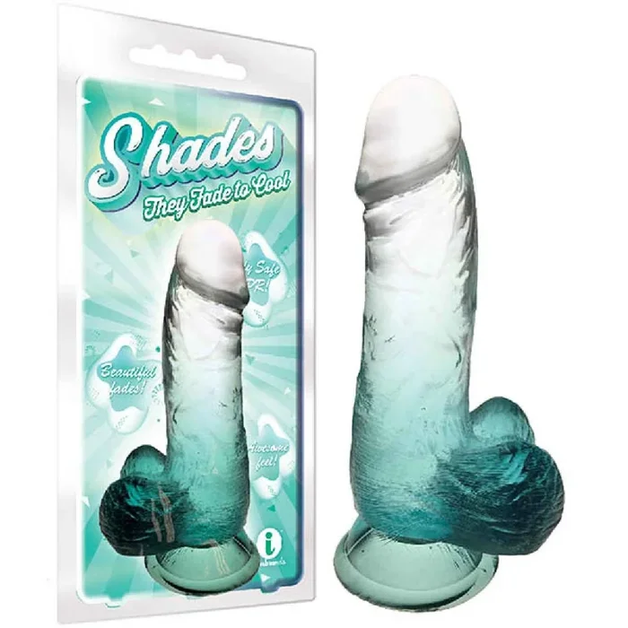 Shades 6” Jelly TPR Dong – Emerald