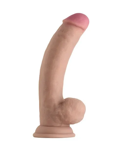 Shaft Model C Flexskin Liquid Silicone 8.5″ Curved Dong W/balls