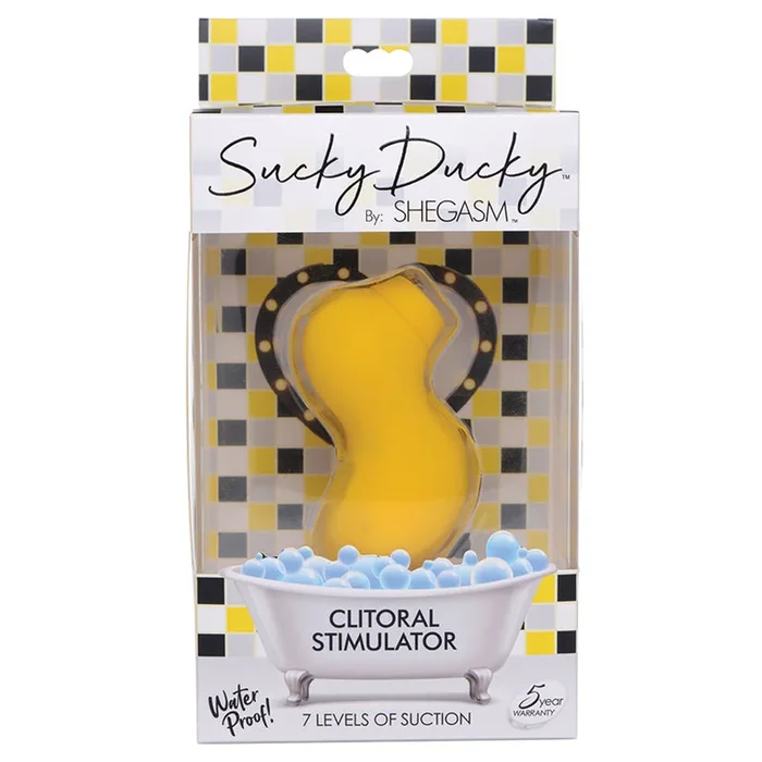 Shegasm Sucky Ducky Silicone Clitoral Stimulator – Yellow