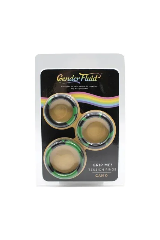 Shibari – Gender Fluid – Grip Me Cock Ring Set – Camo