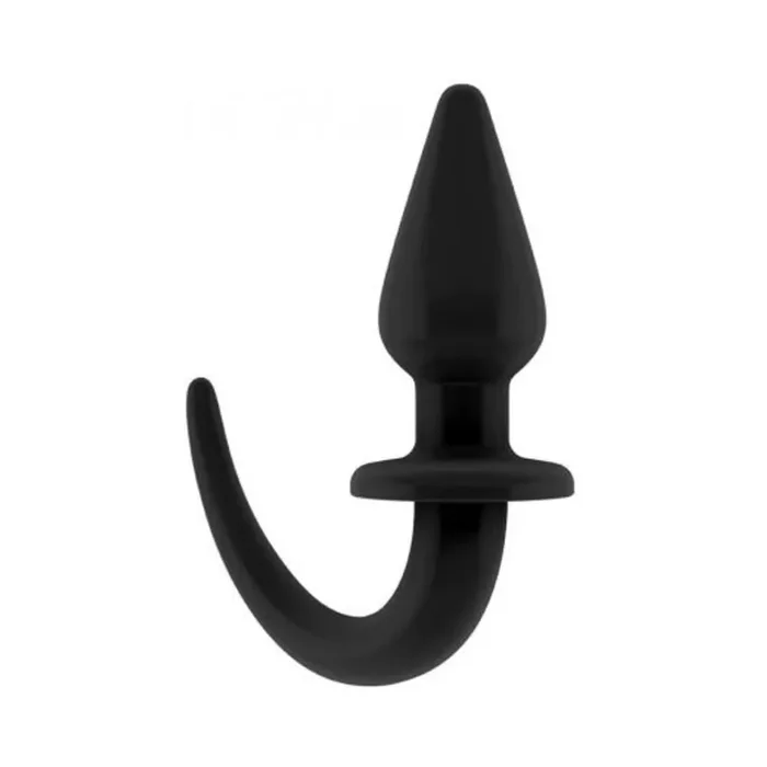 Shots Ouch Puppy Play Tail Butt Plug – Black