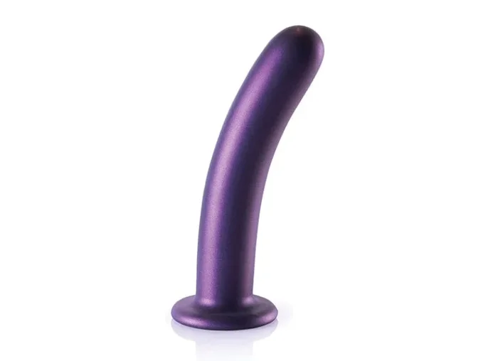 Shots Ouch Smooth Liquid Silicone Harnessable Suction Cup 7 Inch Dildo