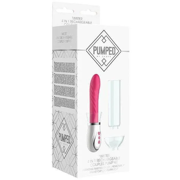 Shots Thrusters 4 in 1 Rechargeable Couples Pump Kit