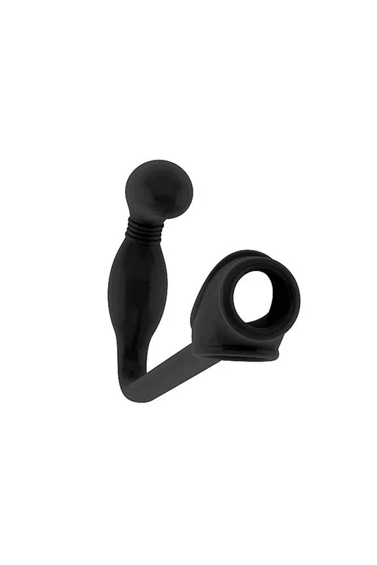 Shots Toys – Sono – No. 2 Butt Plug With Cockring – Black