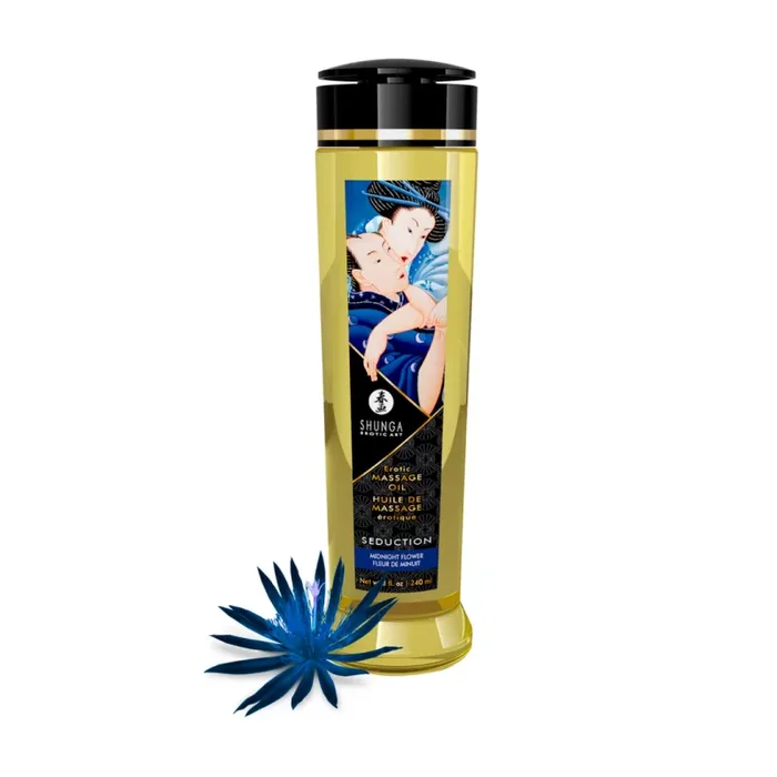 Shunga Massage Oil-Midnight Flower
