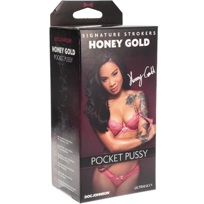 Signature Strokers Honey Gold ULTRASKYN Pocket Pussy