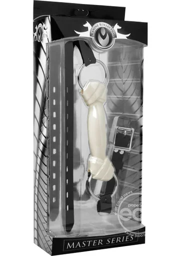 Silicone Bone Gag – White