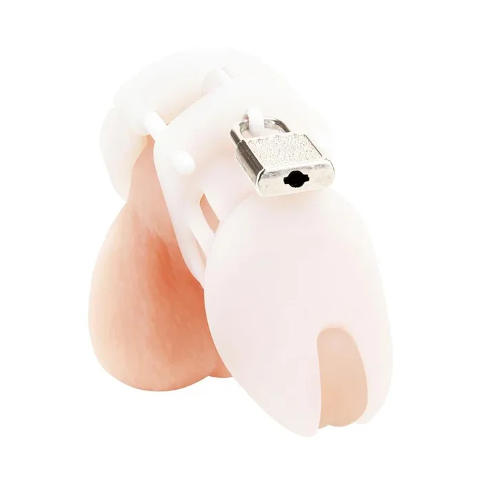 Silicone Chastity Cock Cage with Lock