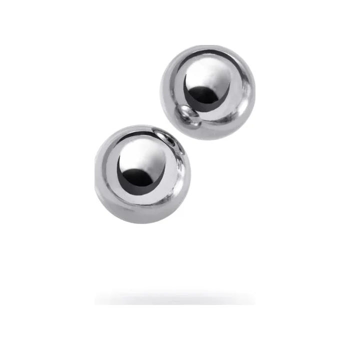 Silver Metal 2 Pc Vaginal Balls 2.5cm