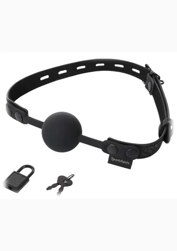 Sincerely Locking Lace Ball Gag Silicone
