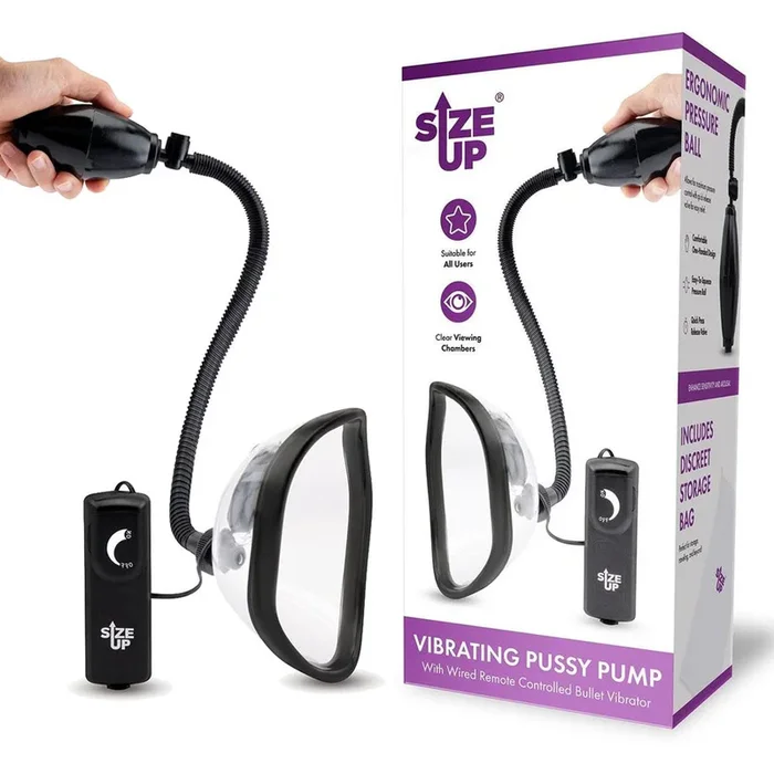Size Up Vibrating Pussy Pump – Vibrating Vagina Pump