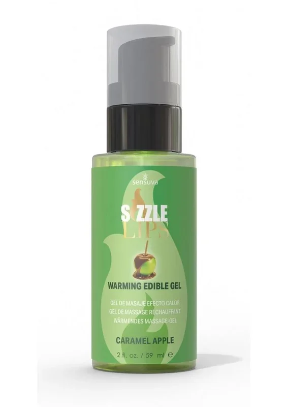 Sizzle Lips Warming Edible Gel Caramel Apple